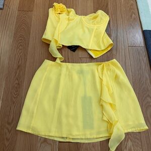 White fox yellow set